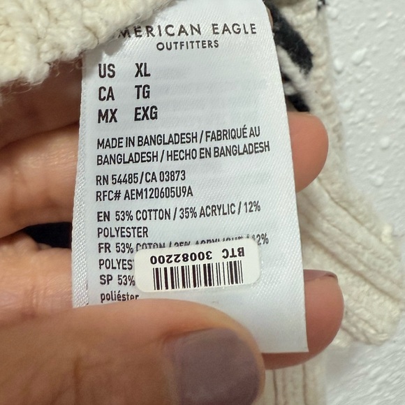 American Eagle Outfitters‎ oversized Women's Striped Cardigan XL - Picture 4 of 11